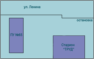 План расположения ПУ №65